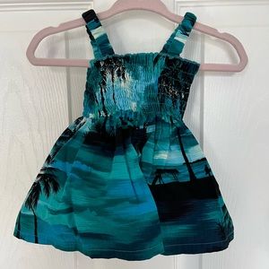 Hawaiian Toddler Girl Dress- 2 piece
